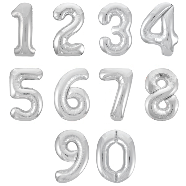 Цифры- цвет Серебро