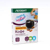 Кофе для похудения «Жиросжигающий комплекс», Амаретто, 10 пакетов по 2,5 г