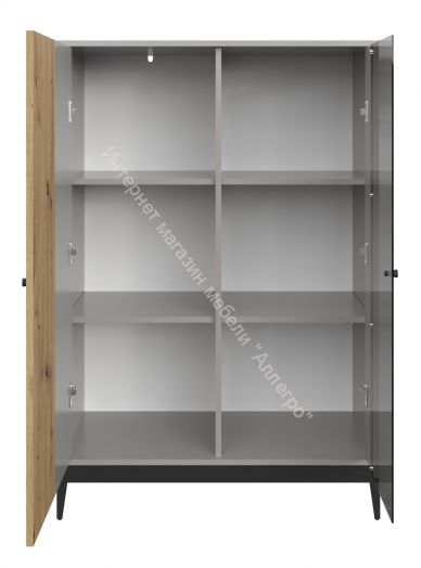 Комод КД-1 NORDIC Холодный серый/Дуб Артизан