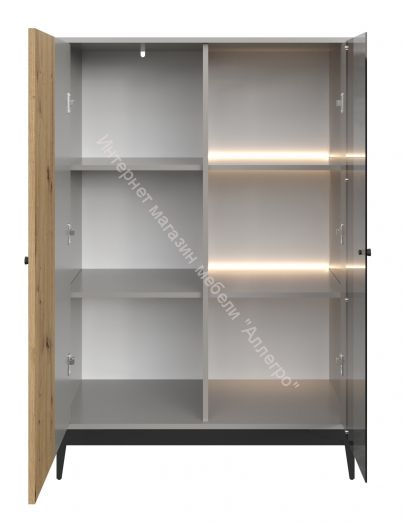 Комод КД-1 NORDIC Холодный серый/Дуб Артизан