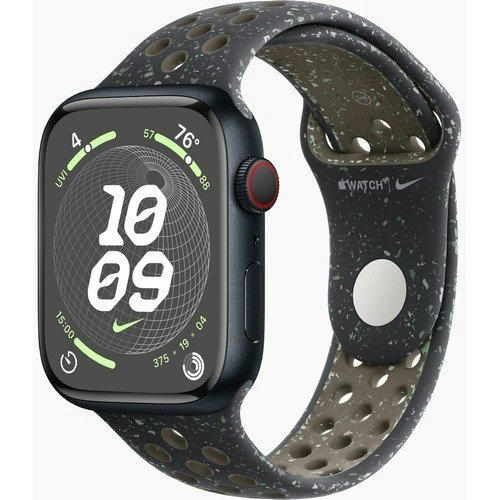 Apple Watch Series 9 45mm (GPS) Midnight Aluminum Case with Midnight Sky Nike Sport Band (M/L) (MR9Q3)