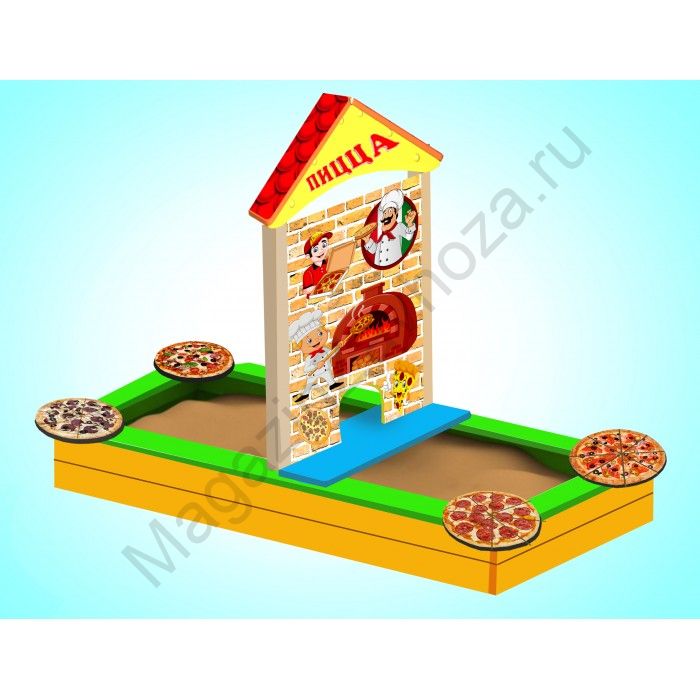 Песочница двойная №40