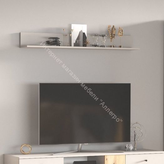 Полка навесная NORDIC Холодный серый