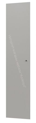 Шкаф НОРДИК К-2 с зеркалом Холодный серый