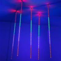 Светодиодная гирлянда ARD-ICEFALL-CLASSIC-D12-1000-5PCS-CLEAR-120LED-LIVE RGB (230V, 11W) (Ardecoled, IP65)