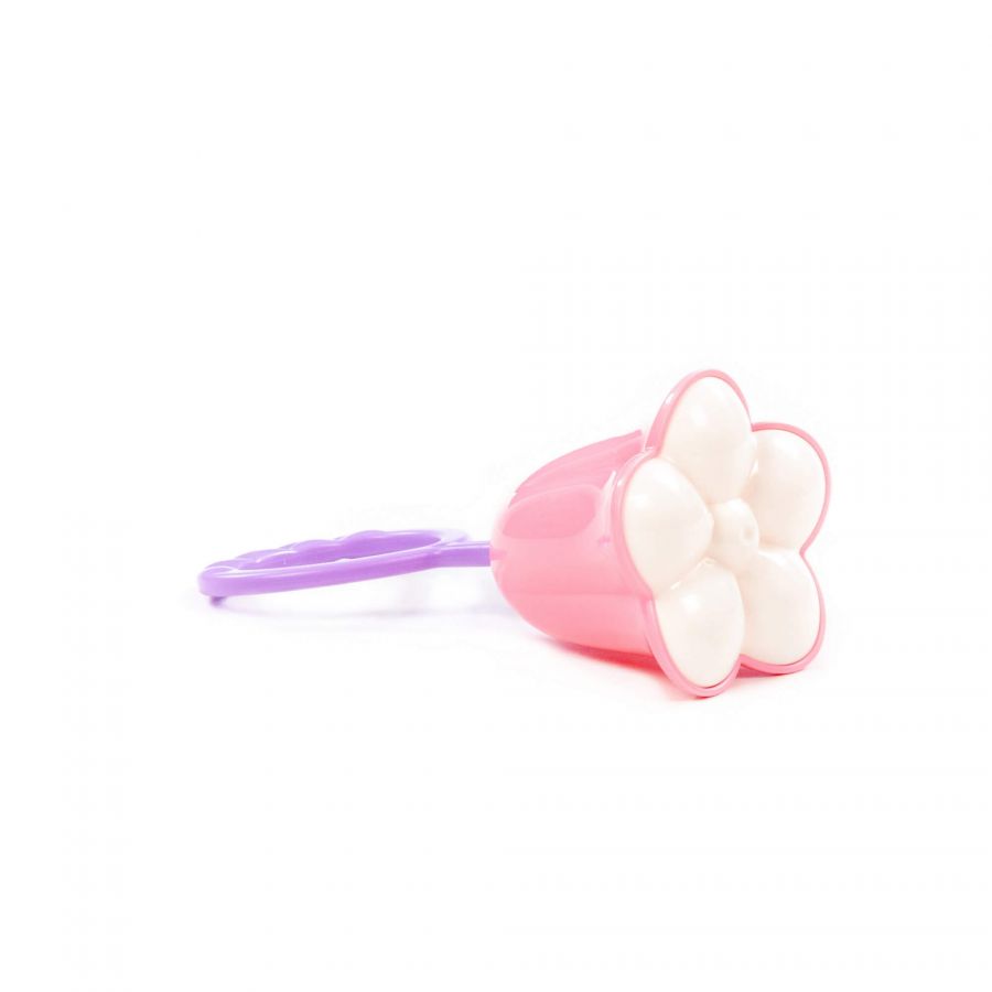 Погремушка розовая "Колокольчик" (в пакете)