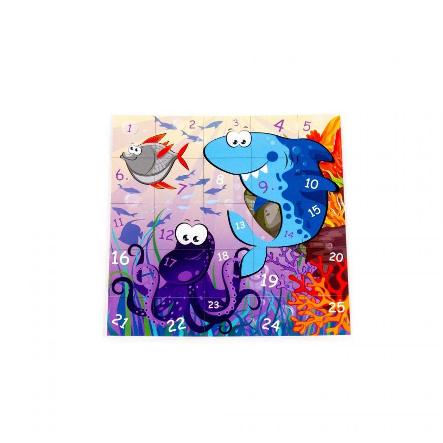 Набор игровой настольный "Морские обитатели №1" (25 элементов) (в пакете)