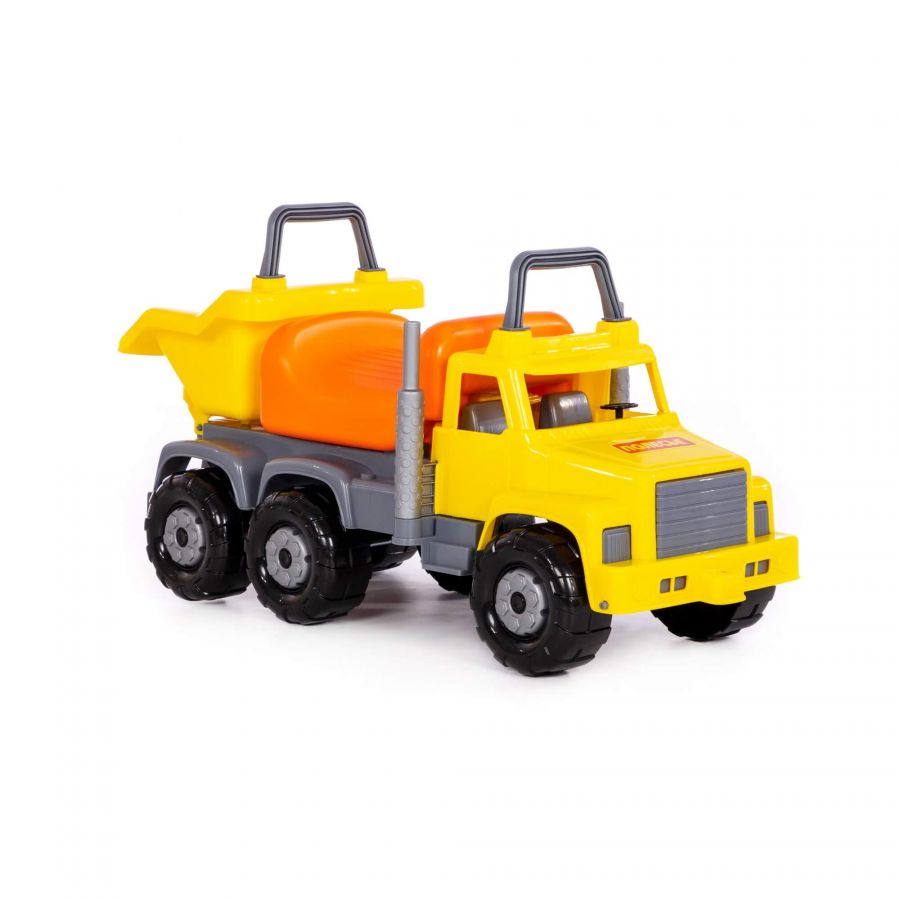 "Супергигант-2", автомобиль-каталка (жёлто-оранжевый)