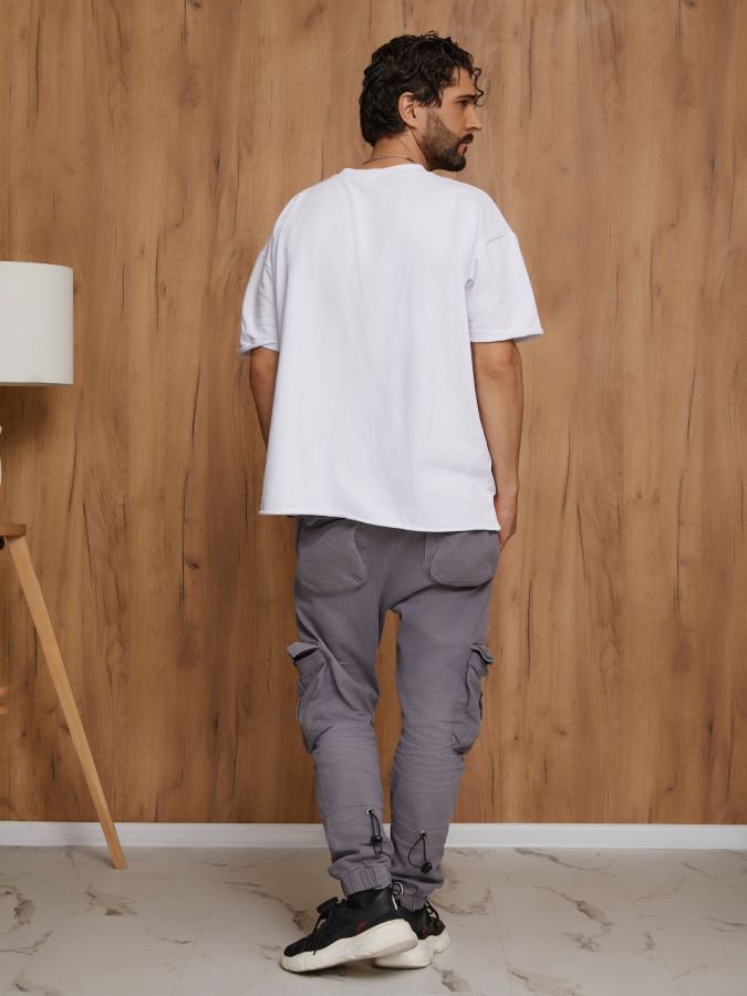 Футболка оверсайз белая