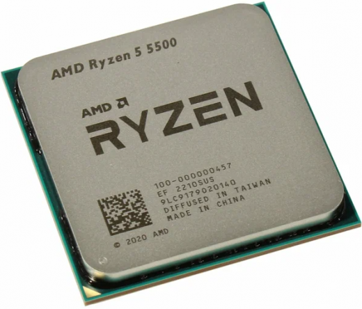 Процессор AMD Ryzen 5500 3.6ГГц 6 ядер 65Вт AM4