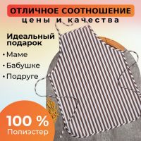 Фартук Доляна цвет кофе 60х80 см, 100% п/э