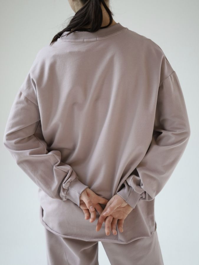 Кофта с длинным рукавом туман