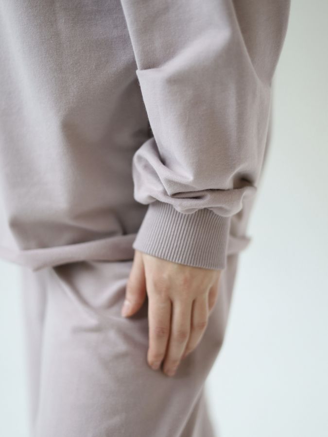 Кофта с длинным рукавом туман