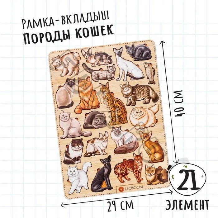 Рамки-вкладыши «Породы кошек»