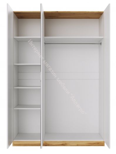 Модульная спальня К-2 (N) FRESCO Белый/Дуб Вотан
