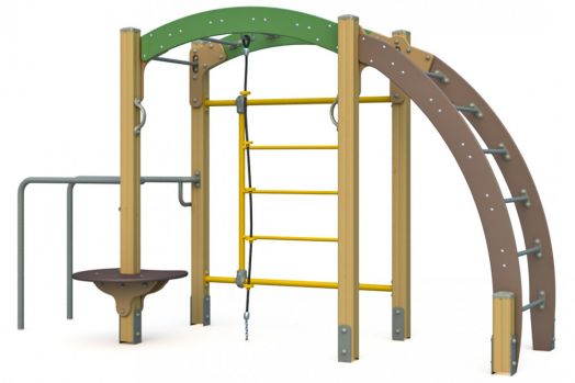 Рукоход для игровой - спортивной площадки  РУ-1.7