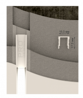 Декоративный стеновой профиль Pro Design 536 Белый