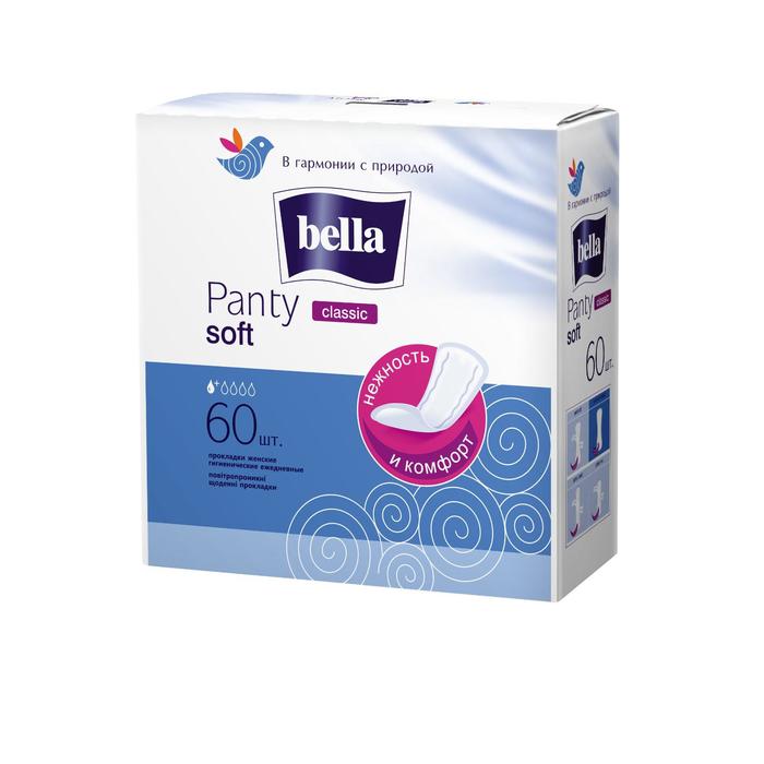 Ежедневные прокладки Bella Panty Soft Classic, 60 шт.