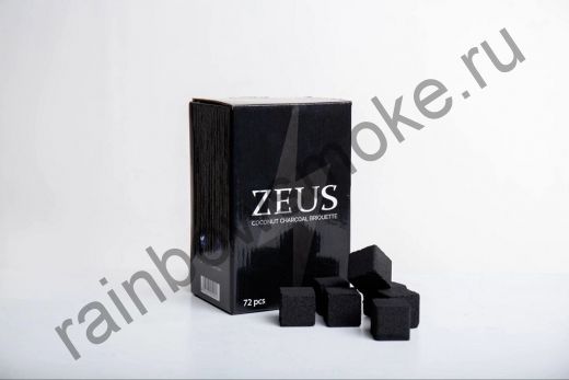 Кокосовый уголь Zeus 1 кг 25 мм (72 шт)