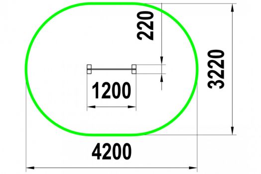 Стенка для перелезания СП-1.91 для уличной площадки