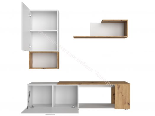 Гостиная SVISS Белый/Дуб Артизан