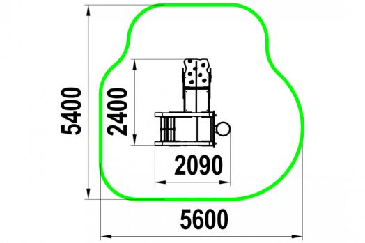 Спортивный комплекс СП-1.109 для детской площадки