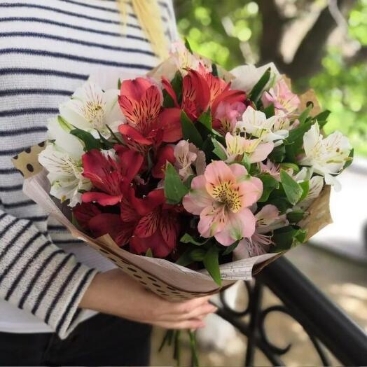 Яркие альстромерии