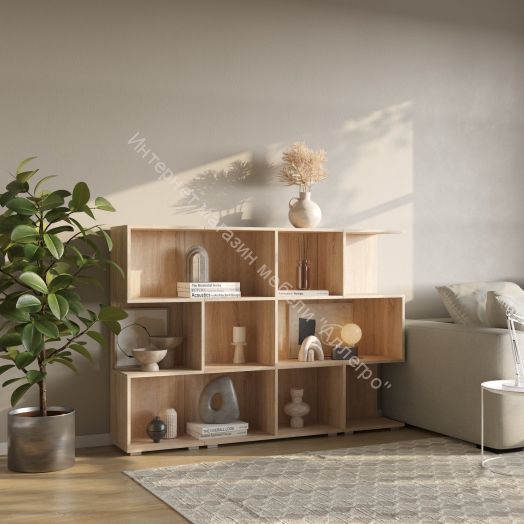 Комплект стеллажей СТ-1 СТ-2 QUANT Дуб Сонома