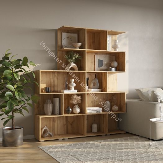 Комплект стеллажей СТ-1 СТ-3 СТ-4 QUANT Дуб Вотан