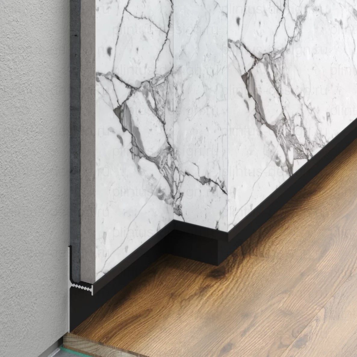 Laconistiq Reverse 2.0 теневой плинтус Золото