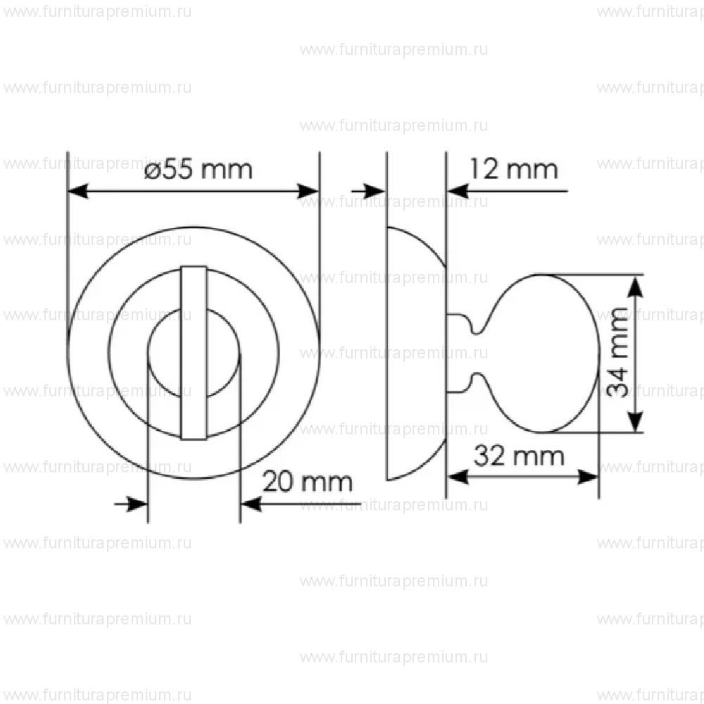 Сантехнический фиксатор Morelli MH-WC-CLP