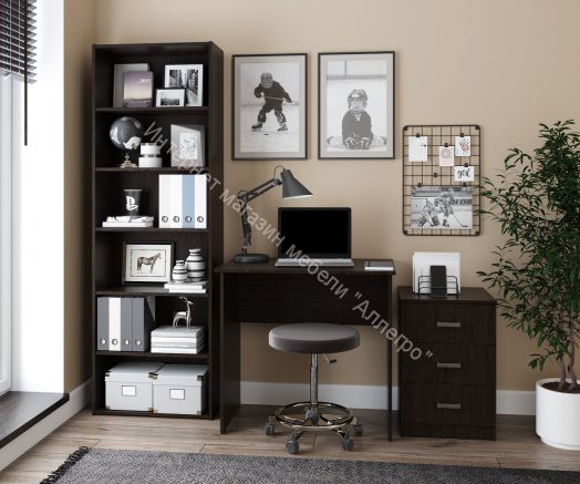 Комод 420 с З-мя ящиками ЛОФТ Венге