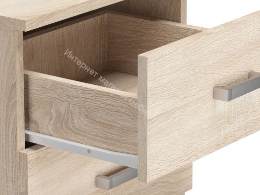 Комод 420 с З-мя ящиками ЛОФТ Дуб Сонома