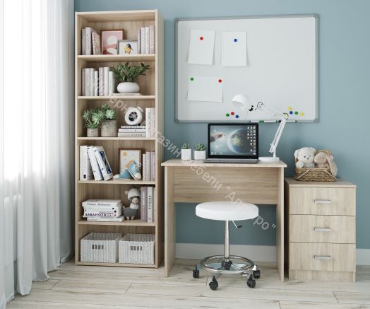 Комод 420 с З-мя ящиками ЛОФТ Дуб Сонома