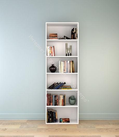 Комплект стол "УНО"+стеллаж "ЛОФТ"+комод "ЛОФТ" 420 с 3-мя ящиками Белый