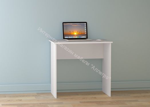 Комплект стол "УНО"+стеллаж "ЛОФТ"+комод "ЛОФТ" 420 с 3-мя ящиками Белый
