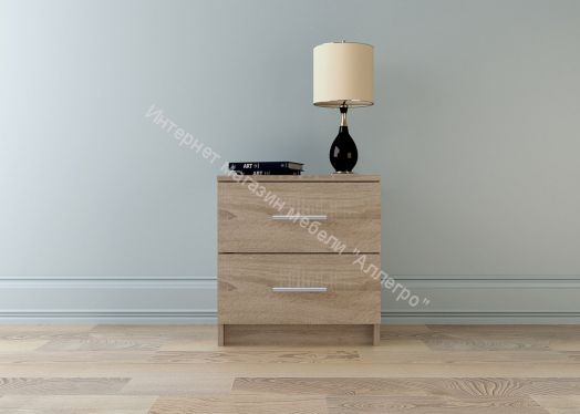 Комод 420 с 2-мя ящиками ЛОФТ Дуб Сонома
