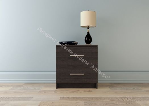 Комод 420 с 2-мя ящиками ЛОФТ Венге