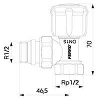 Radiator Ventilinin ölçüləri