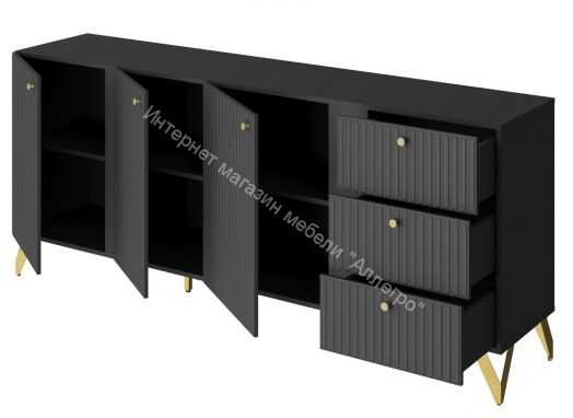 Комод КД-1 RENO Чёрный