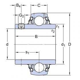 Подшипник YAR 204-2RF