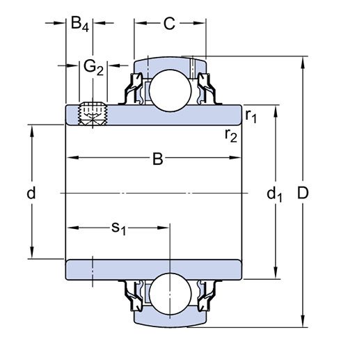 Подшипник YAR 205-2RF/HV
