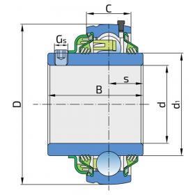 Корпусный подшипник LE210-TDT