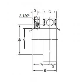 Подшипник ASS 206-104 (ASS 206-20)