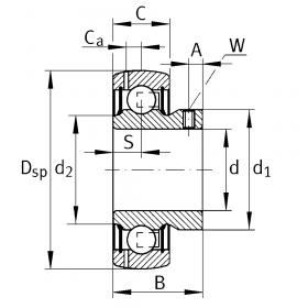 Подшипник GAY25-NPP-B