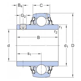 Подшипник YEL 208-2RF/VL065