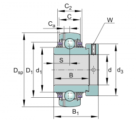 Подшипник GE 40 KTT-B