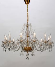 Люстра Подвесная Favourite Monreal 1735-12P Желтый, Золото / Фаворит.