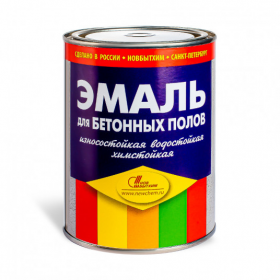 Эмаль для Бетонных Полов Новбытхим 3л Темно-Красная, Износостойкая, Полимерная.