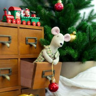 Набор для Большого новогоднего курса "Мышка Майли в комбинезоне"